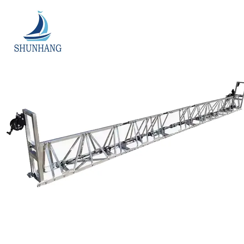 12 m Betonboden Aluminium vibrierende Fachwerk Estrichmaschine